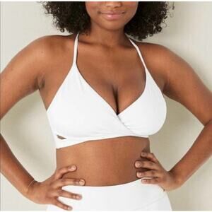 PINK Ultimate Lightly Lined Bra Large White NWOT